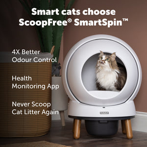 Bac à litière autonettoyant ScoopFree SmartSpin™