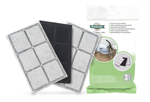 Litter Box Replacement Carbon Filters - 3-Pack